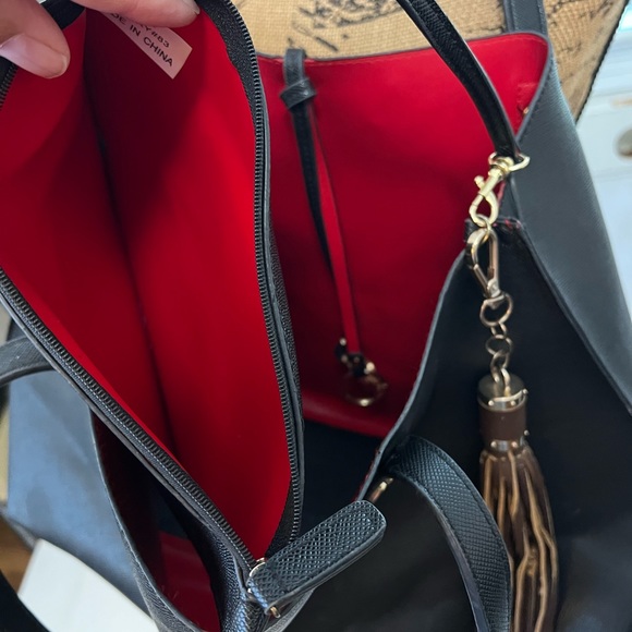 Reduced again--Adrienne Vittadini Brand-new Chocolate Clutch Bag
